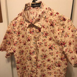 Short Sleeved Floral Hawaiian Shirt